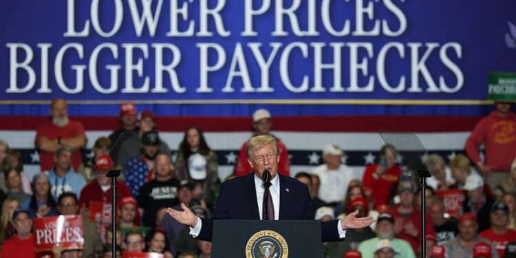Trump praises economic agenda in last rally of 2025 – One America News Network