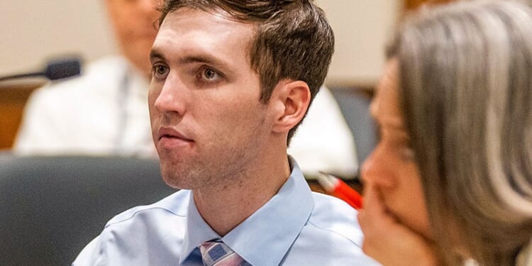PROVO, UT - DECEMBER 11: Tyler Robinson, accused of fatally shooting Charlie Kirk, appears during a hearing in Fourth District Court on December 11, 2025 in Provo, Utah. Prosecutors have charged Tyler Robinson with aggravated murder and plan to seek the death penalty. (Photo by Rick Egan-Pool/Getty Images)