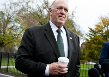White House Border Czar Tom Homan speaks with the press outside of the West Wing of the White House in Washington, DC, November 14, 2025. (Photo by SAUL LOEB / AFP) (Photo by SAUL LOEB/AFP via Getty Images)