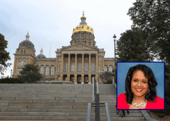 The Iowa State Capitol building is seen on October 09, 2019 in Des Moines, Iowa. The 2020 Iowa Democratic caucuses will take place on February 3, 2020, making it the first nominating contest in the Democratic Party presidential primaries. (Photo by Joe Raedle/Getty Images) / Renee Hardman via hardmanforcitycouncil.com