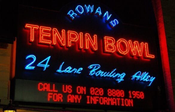 Bowling alone in Finsbury Park