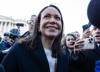 María Corina Machado presents her 2025 Nobel Peace Prize to Trump during private meeting at WH – One America News Network