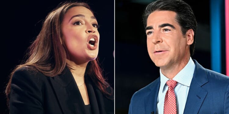 Rep, Alexandria Ocasio-Cortes, a New York Democrat, seen in an October photo, gave a hard "no" to the producer who invited her to be a guest on Jesse Watters' show on Fox.