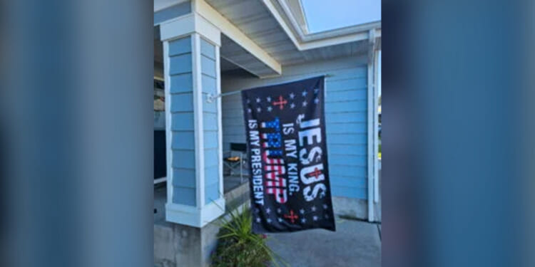 Air Force Sergeant Ordered to Remove 'Jesus Is My King' Flag From Residence