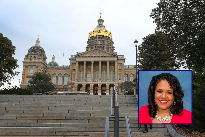 The Iowa State Capitol building is seen on October 09, 2019 in Des Moines, Iowa. The 2020 Iowa Democratic caucuses will take place on February 3, 2020, making it the first nominating contest in the Democratic Party presidential primaries. (Photo by Joe Raedle/Getty Images) / Renee Hardman via hardmanforcitycouncil.com