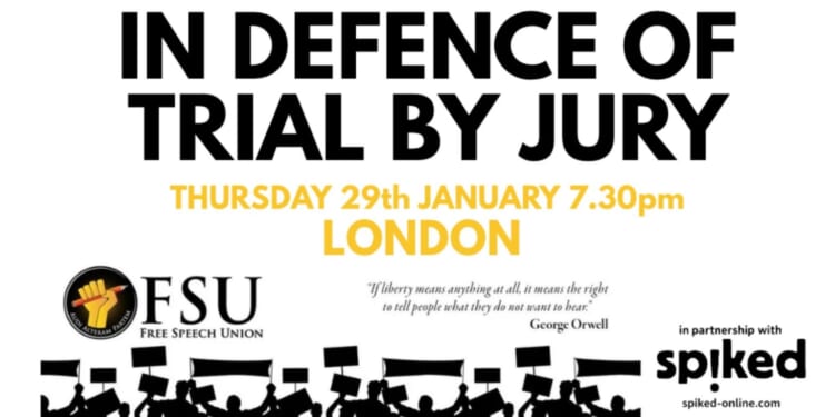 EVENT: In defence of trial by jury