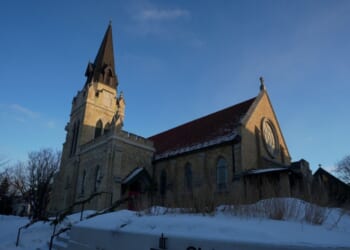 Cities Church in St. Paul, Minnesota, as seen on Jan. 19, 2026 where anti-ICE agitators shut down a church service claiming one of its pastors was an ICE agent.