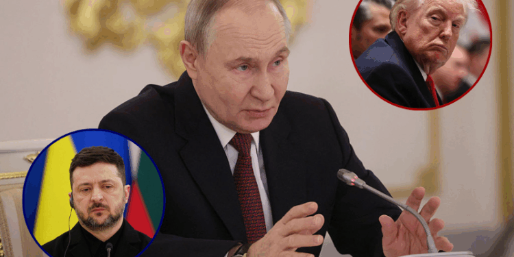 US President Donald Trump looks on during a cabinet meeting in the Cabinet Room of the White House in Washington, DC, on January 29, 2026. (Photo by Brendan SMIALOWSKI / AFP via Getty Images) / Ukraine