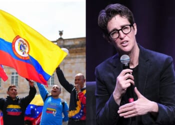 Rachel Maddow Works on a Weekend