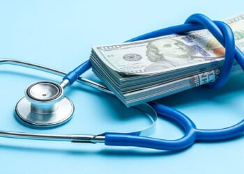 Money in Stethoscope