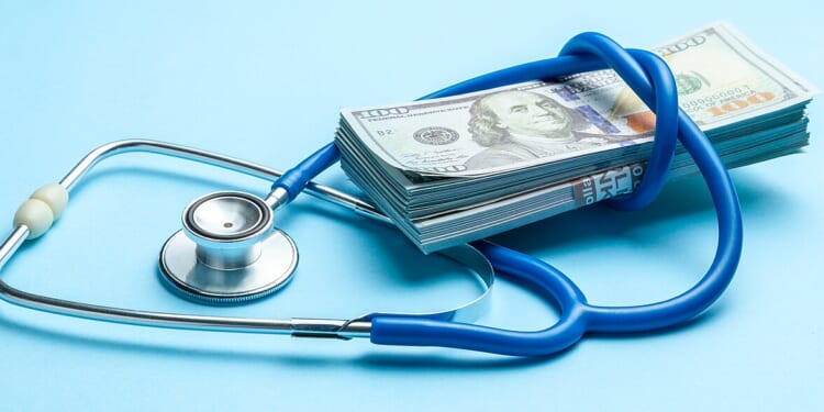 Money in Stethoscope