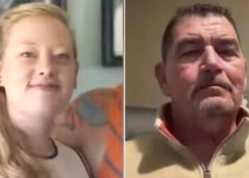 Timmy Macklin Sr., right, refused to take a CNN reporter's bait when she asked him about his former daughter-in-law, Renee Good, left.