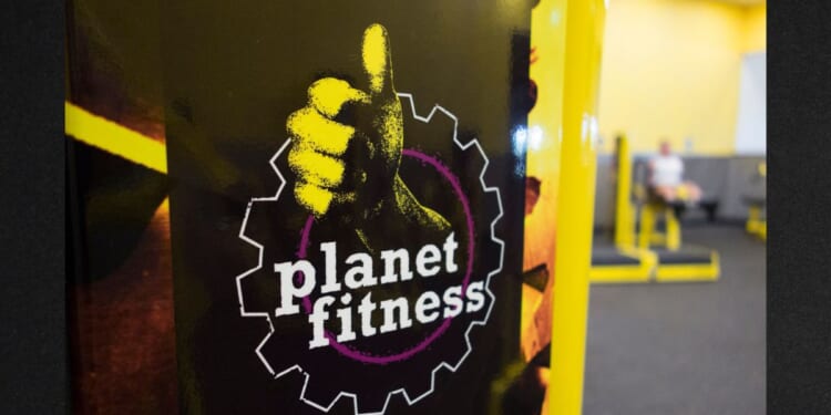 A customer works out at a Planet Fitness in Pennsylvania in a file photo from 2017.