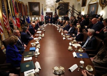 Trump holds less ‘boring’ first cabinet meeting of the year, teases economic ‘boom’ – One America News Network