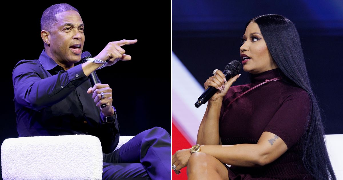 Don Lemon called Nicki Minaj a fake black person for disagreeing with his political opinions.
