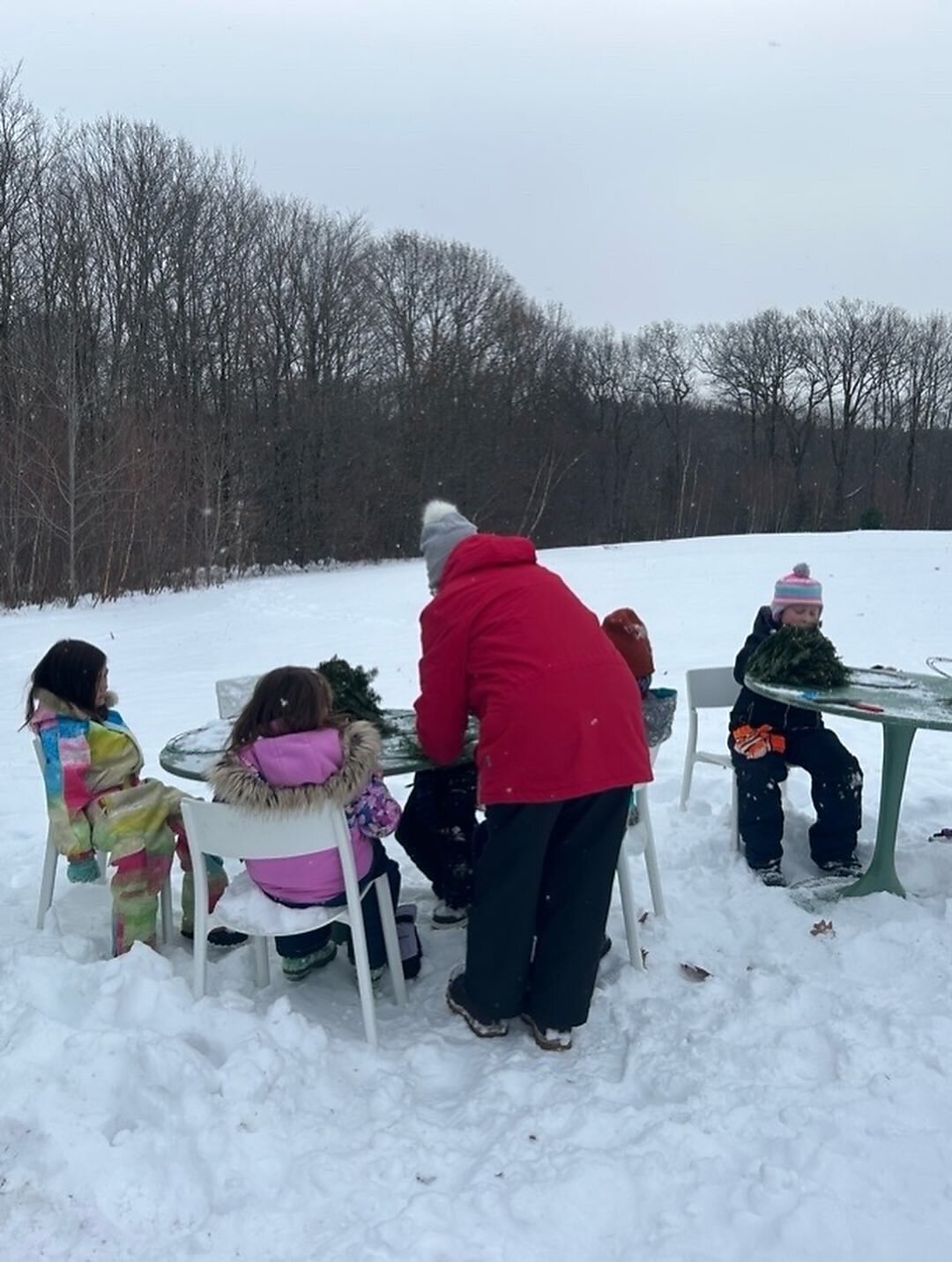 Learning outside Happy Hens
