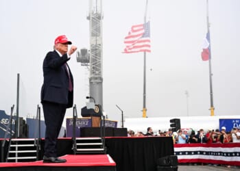 Trump Takes Victory Lap on ‘Drill, Baby, Drill’ Agenda in Texas Surrounded by Oil Workers, Tankers, and Supporters