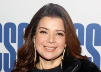 Ana Navarro poses during the opening night of "The Baker's Wife" at the Classic Stage Company Theater on Nov. 11, 2025, in New York City.