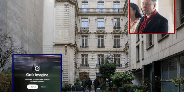 PARIS, FRANCE - FEBRUARY 03: The exterior of the building housing the offices of X, the social media platform owned by Elon Musk, after a raid by police on February 03, 2026 in Paris, France. The Paris prosecutor said that police focusing on cyber-crime searched the company