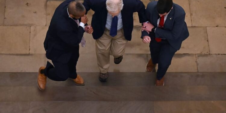 Mitch McConnell hospitalized with ‘flu-like symptoms’ out of ‘an abundance of caution’ – One America News Network