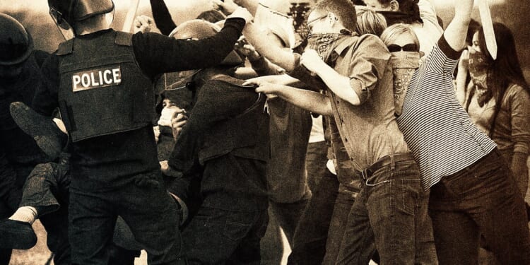 political violence protest