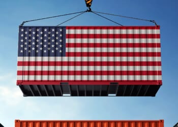 shipping container us flag tariffs