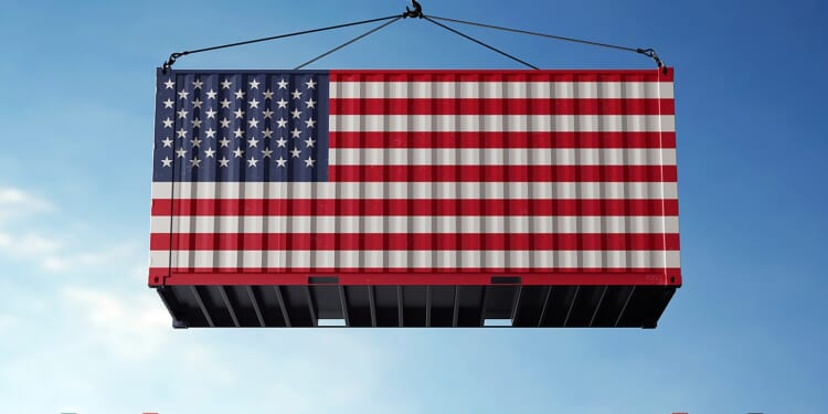 shipping container us flag tariffs