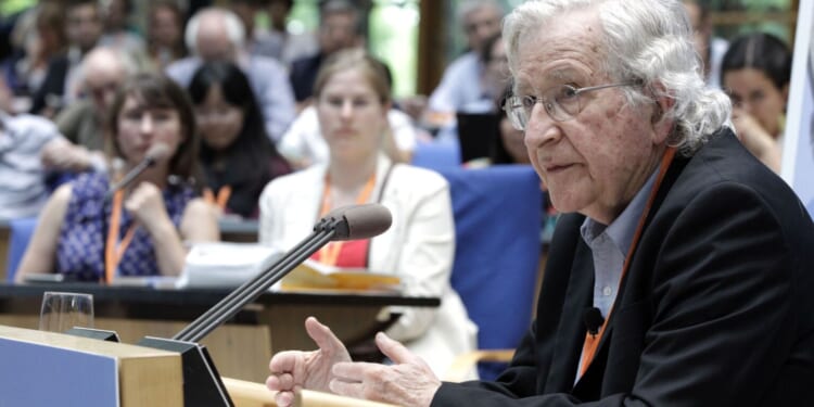 The left’s cruel betrayal of Noam Chomsky