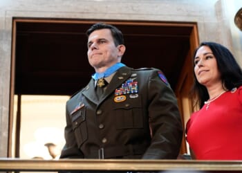 Trump Gives Medal of Honor to Wounded Warrior Hero of Venezuela Op