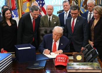 Trump signs $1.2T bill to end partial gov’t shutdown – One America News Network