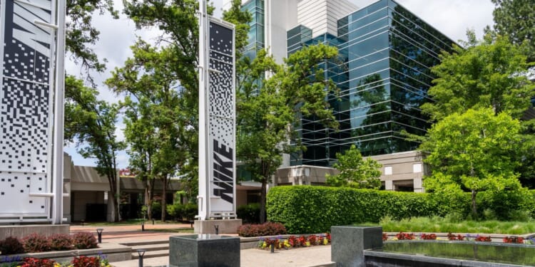 Nike headquarters in Portland, Oregon, as seen on June 14, 2023.