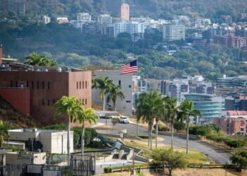 U.S. Embassy in Caracas raises American flag again after 7 years – One America News Network