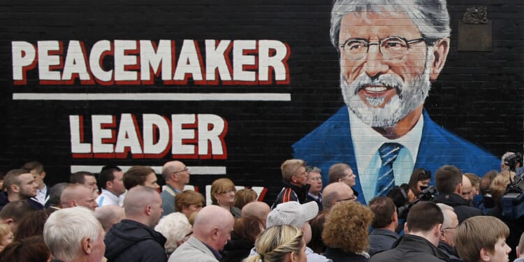 What troubles Gerry Adams?
