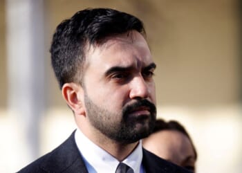 New York City Mayor Zohran Mamdani speaks during a news conference at Gracie Mansion in New York City on March 9, 2026.