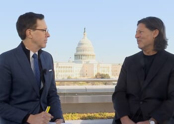 Marc Beckman with John Hines during