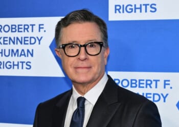 TV host and writer Stephen Colbert attends the Robert F. Kennedy Human Rights "Ripple of Hope Awards Gala" in New York City on Dec. 9, 2025.