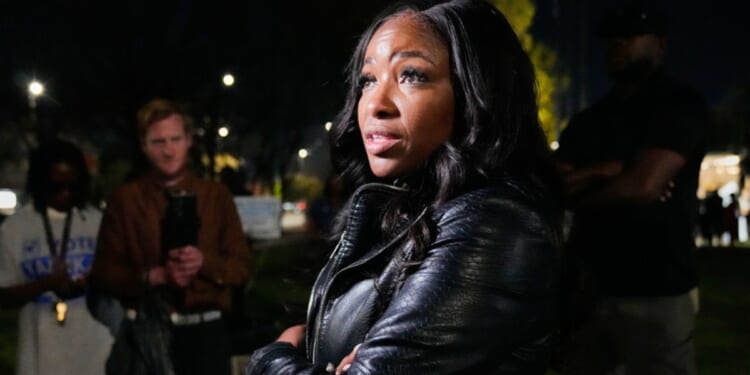 As of 8 p.m. Central Time Tuesday, it appeared that Rep. Jasmine Crockett, seen in a Feb. 27 photo, fell short of securing the Democratic slot in the Texas Senate primary.