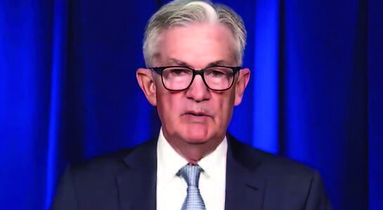 Jerome Powell speaks at the Monetary Conference