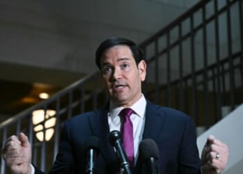 Secretary of State Marco Rubio arrives to brief House and Senate leaders on U.S. military action in Iran, at the U.S. Capitol in Washington, D.C., on March 2, 2026.