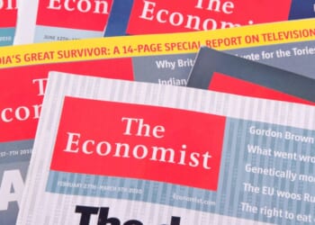 A pile of The Economist magazines from July 3, 2011.