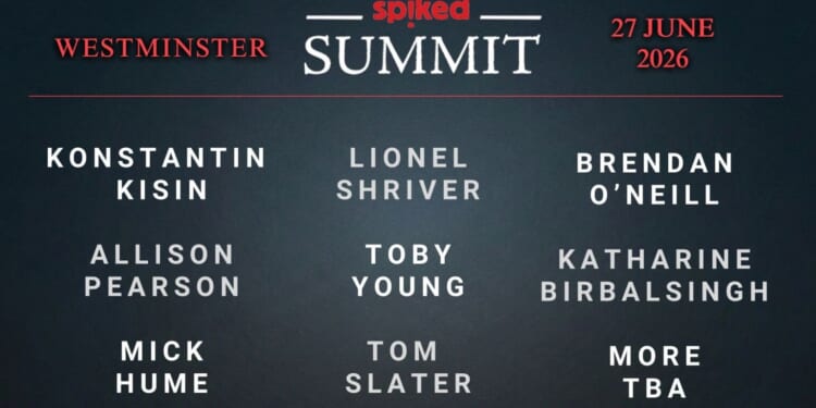 The spiked summit: a one-day conference in London