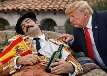 Trump Ramps Up Pressure on Sangria-Slurping Spanish Surrender Monkeys