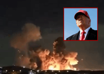 (Background) - Trump via Truth Social / (Top right) - Republican presidential nominee, former U.S. President Donald Trump arrives for a campaign rally at Lancaster Airport on November 03, 2024 in Lititz, Pennsylvania. With only two days until the election, Trump is campaigning for re-election on Sunday in the battleground states of Pennsylvania, North Carolina and Georgia. (Photo by Chip Somodevilla/Getty Images)