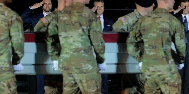 Vance attends dignified transfer for U.S. Army Sgt. Benjamin N. Pennington – One America News Network
