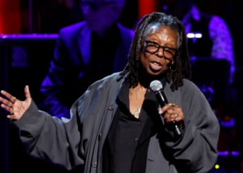 Whoopi Goldberg performs during the 10th annual Love Rocks NYC concert benefitting God's Love We Deliver at Beacon Theatre on March 5, 2026, in New York City.