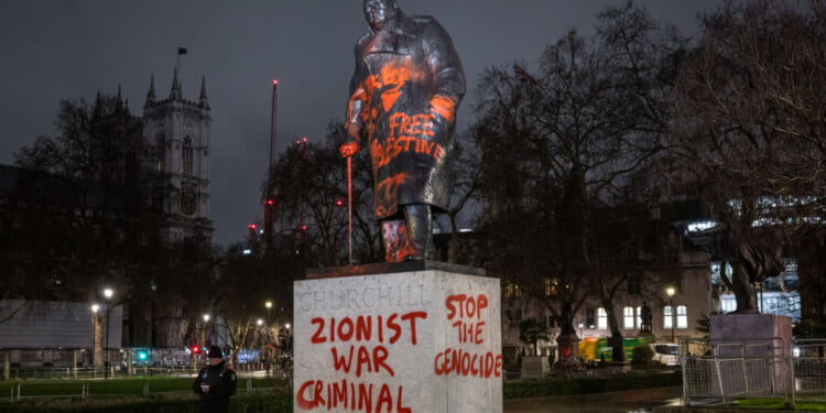 Why they attack Churchill