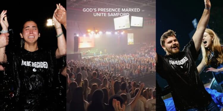 'We Baptized Students Until After Midnight!' Football Field Becomes Holy Ground at Samford