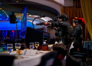 Trump, Cabinet members escorted from White House Correspondents’ Dinner after reported shots, suspect in custody – One America News Network