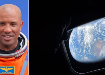 Artemis II pilot Victor Glover, awed by the sights outside the window of the Artemis II spacecraft, shared some thoughts from Scripture in a broadcast to Earth shared by NASA