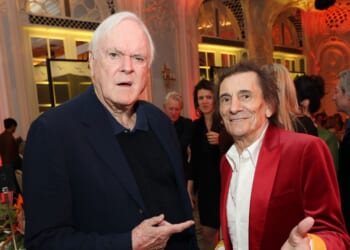 John Cleese and Ronnie Wood during the annual Tusk Conservation Awards 2025 in London, England on Nov. 26, 2025.